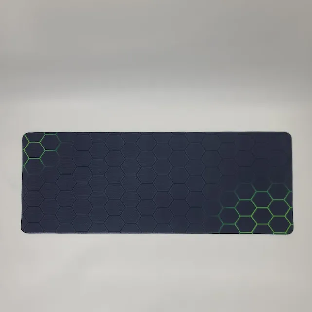 TAPIS Hexagone (extremité, vert, 80*30*2)