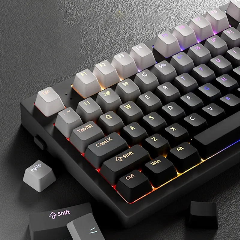KEYCAP PBT - dégradé Aurore - gravure frontale