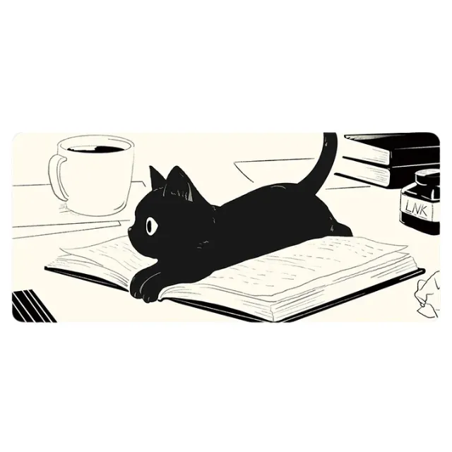 TAPIS Chat Noir Kawaii
