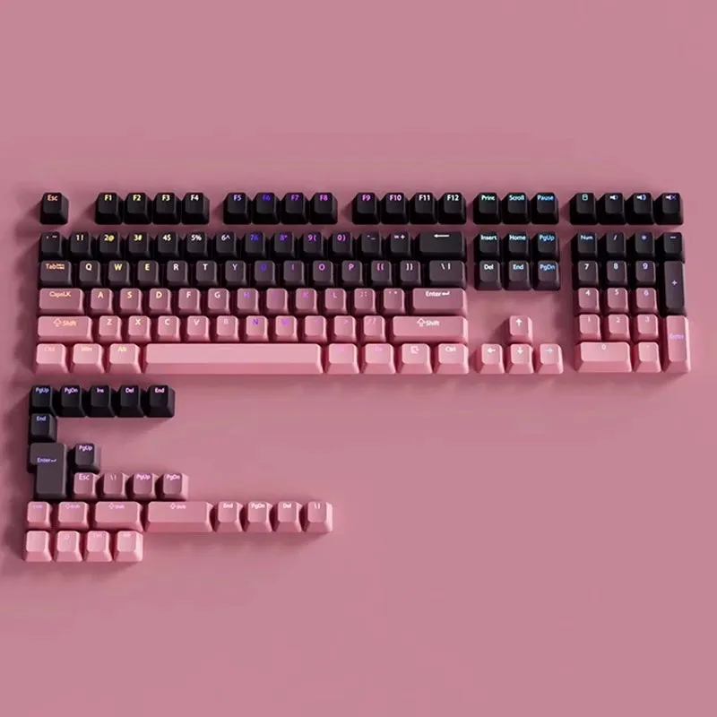 KEYCAP PBT - dégradé Sakura - gravure frontale