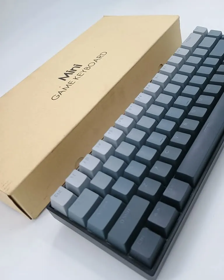 CLAVIER Mécanique Sans Fil Leaven K68 (Topographic noir, Windows, macOS, Android, iOS.)